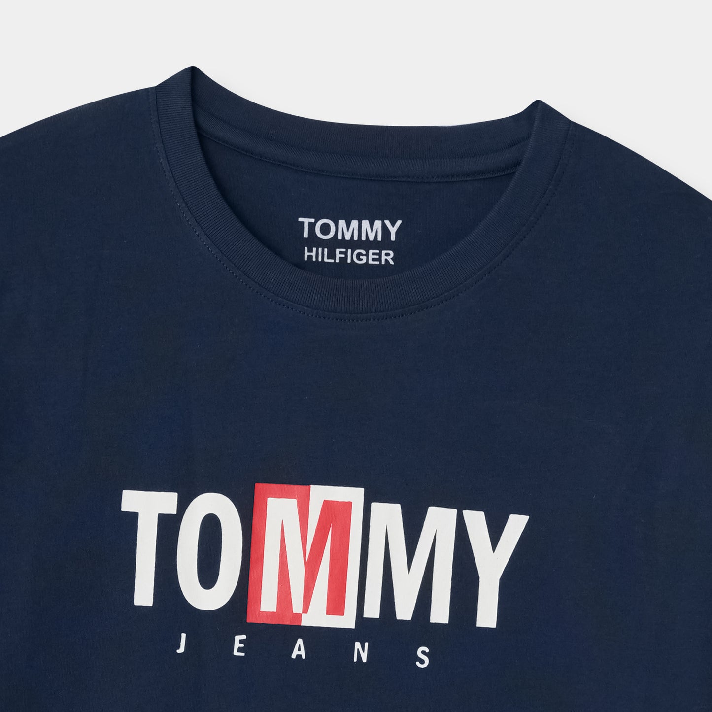 Navy Blue Printed Tee