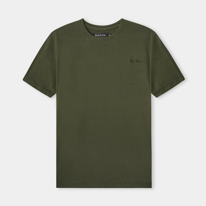 Olive Green Plain Tee