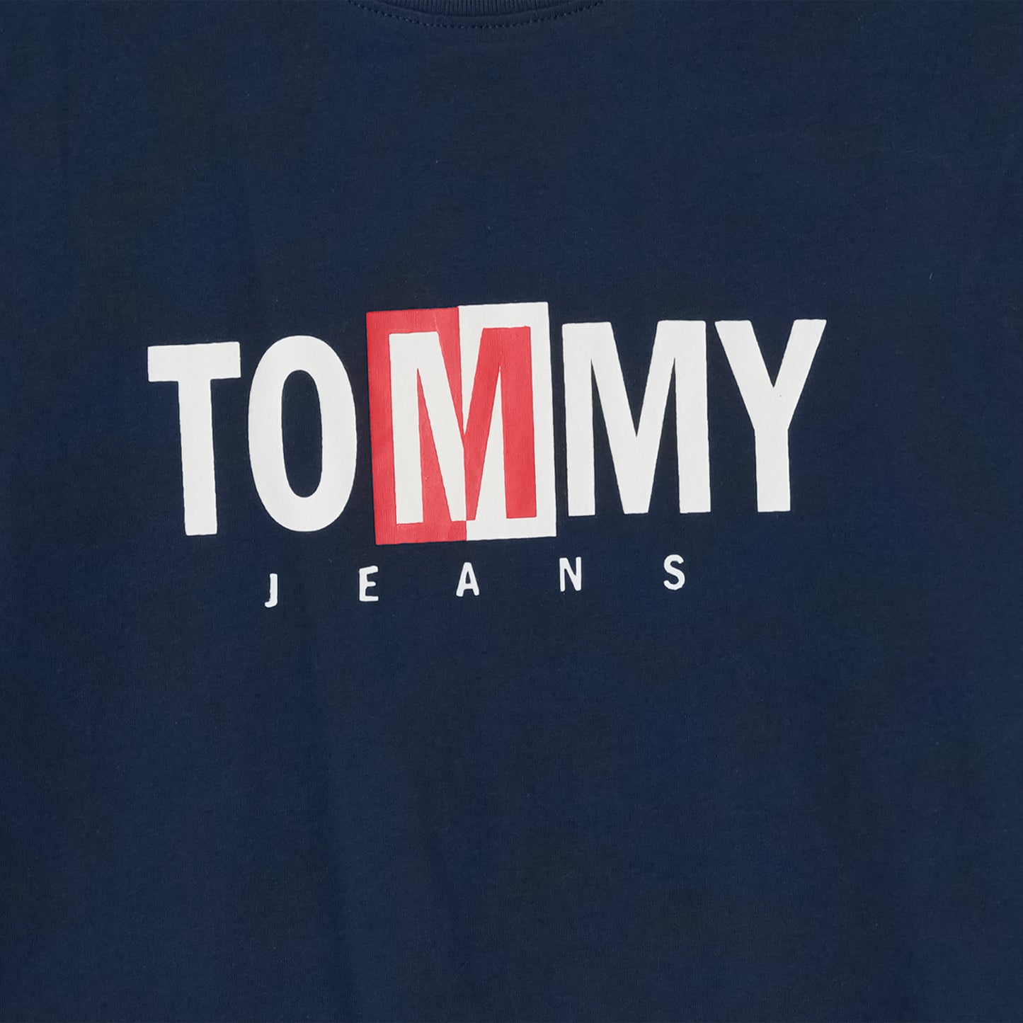 Navy Blue Printed Tee