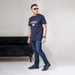 Navy Blue Printed Tee