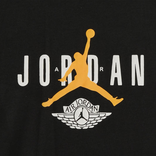 Jet Black Printed Tee