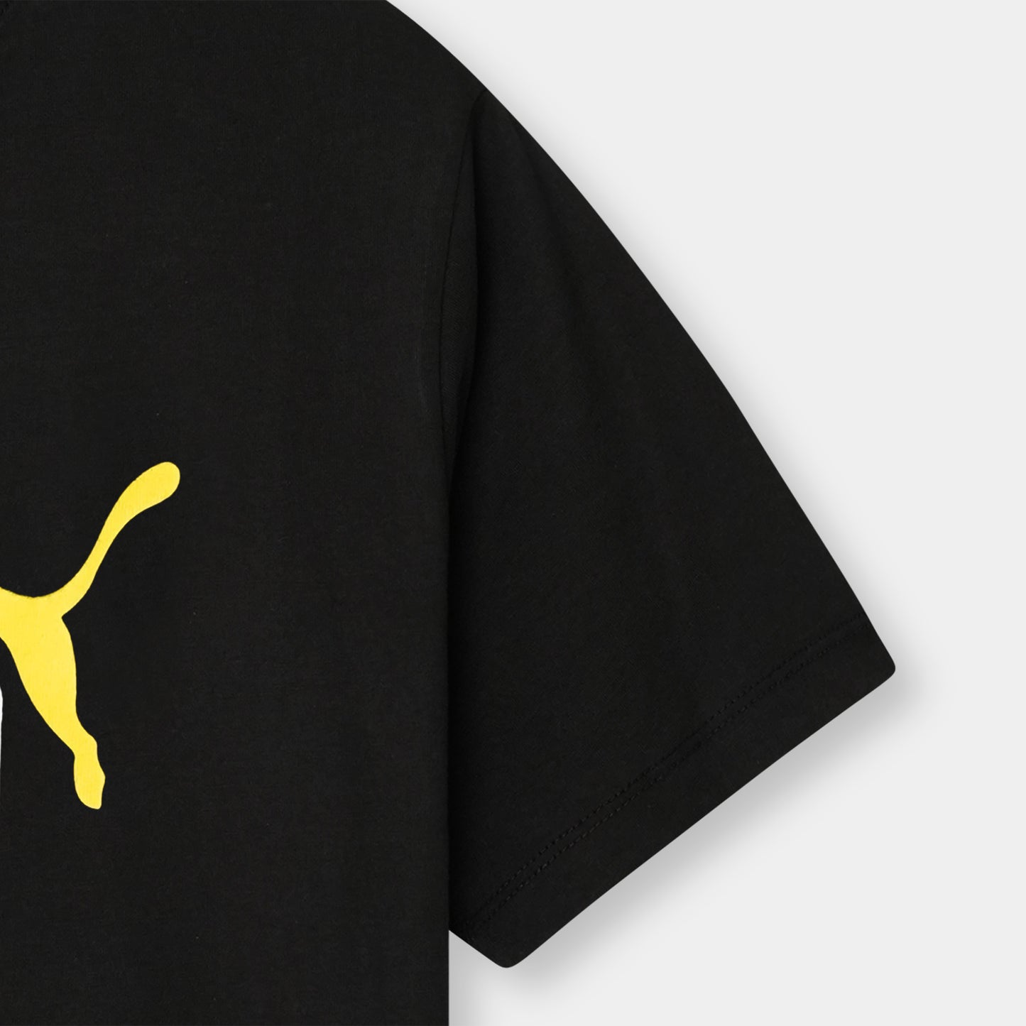 Jet Black Printed Tee