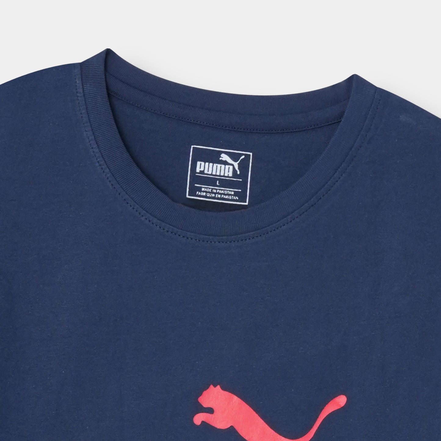 Navy Blue Printed Tee