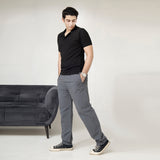 Grey Cotton Trouser