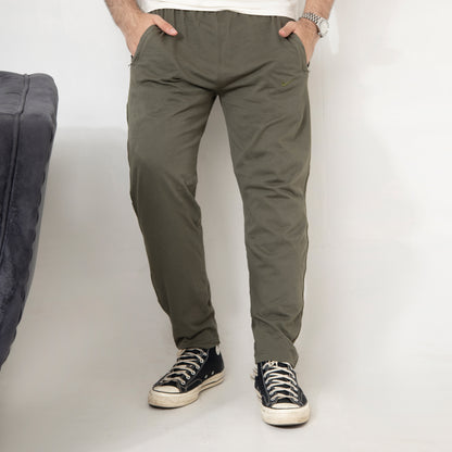 Olive Green Jersey Trouser