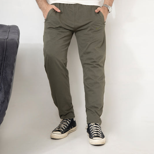 Olive Green Jersey Trouser